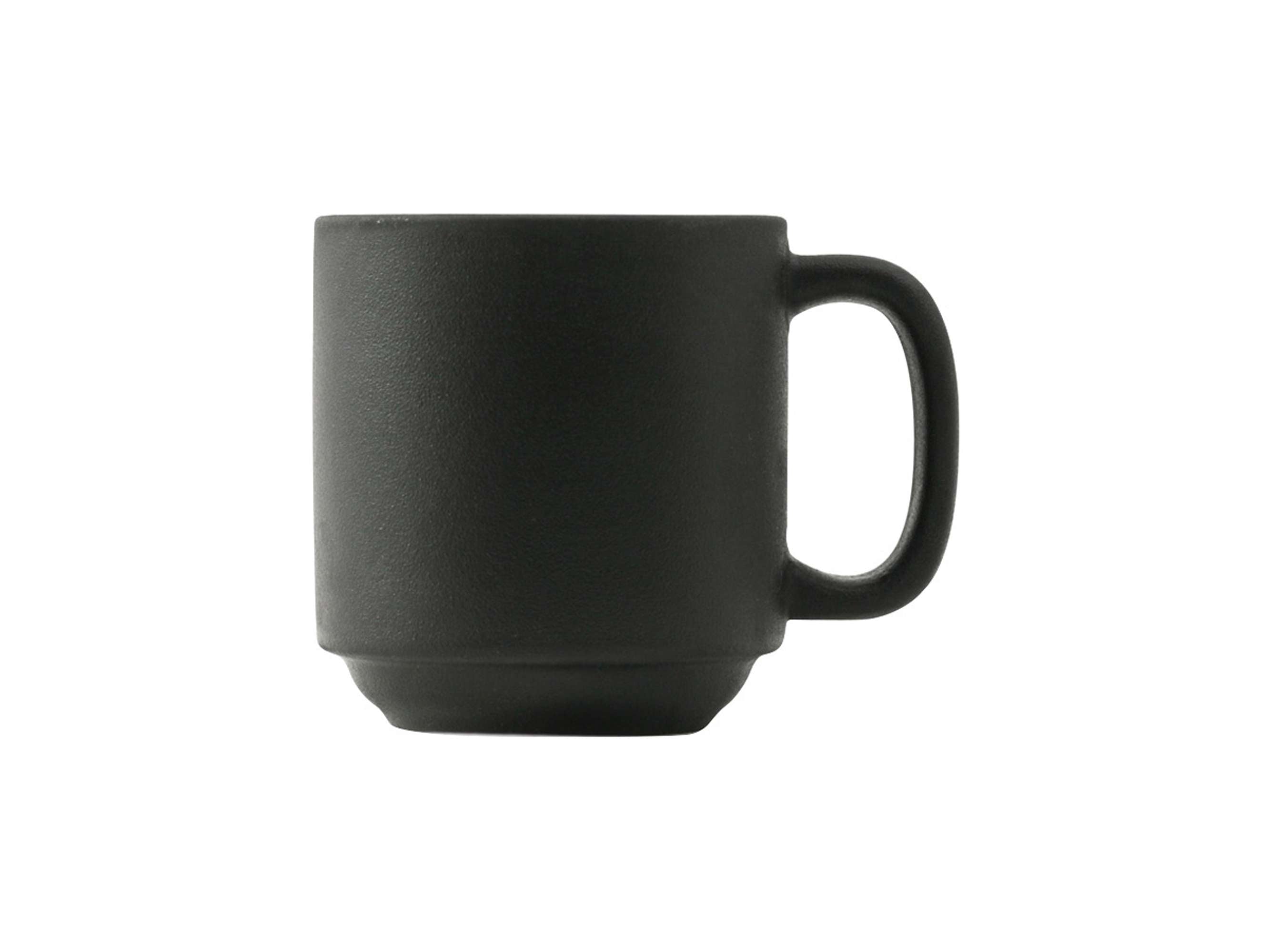 Vertex China SM-BK Vista 10 Oz. Stackable Black Summit Mug - 36